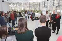 INTERNATIONAL STUDENTS AT THE MORNING TEA WITH THE RECTOR