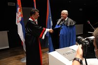 INAUGURATION OF THE NEW HONORARY DOCTOR PROF. DR. MIKLOS KASLER 