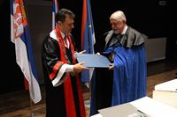 INAUGURATION OF THE NEW HONORARY DOCTOR PROF. DR. MIKLOS KASLER 