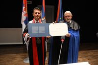 INAUGURATION OF THE NEW HONORARY DOCTOR PROF. DR. MIKLOS KASLER 